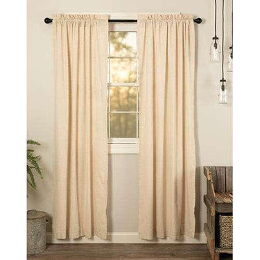 2/Set, Simple Life Flax Natural Panels, 84x40 VHC Brands - The Fox Decor
